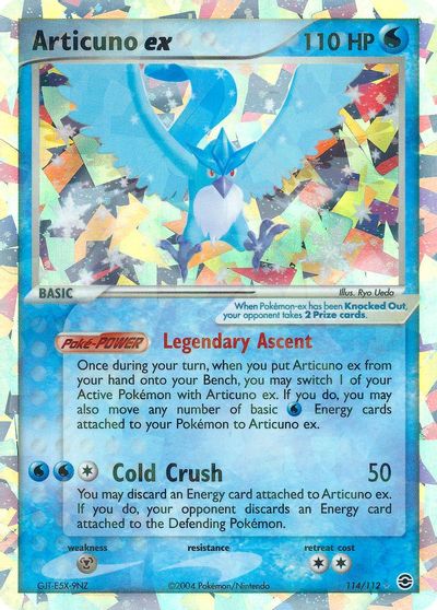 Articuno ex card art