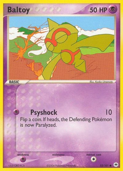 Baltoy - 52/101 card art