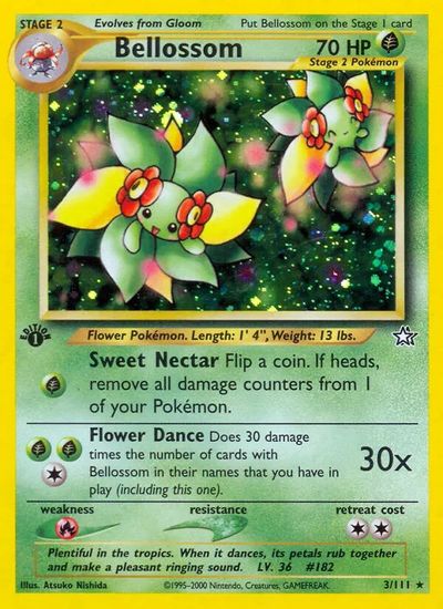 Bellossom card art