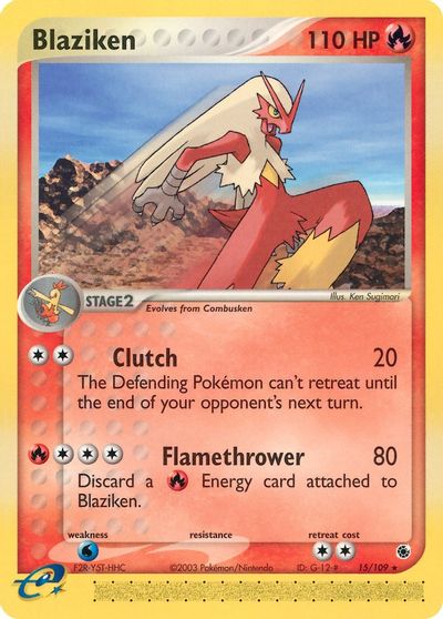 Blaziken - 15/109 card art
