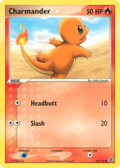 Charmander - 058/112 card art