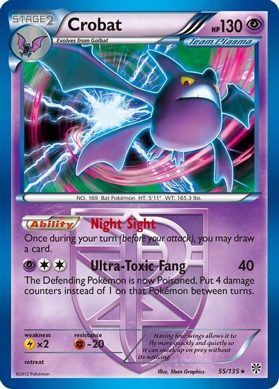 Crobat (Team Plasma) card art