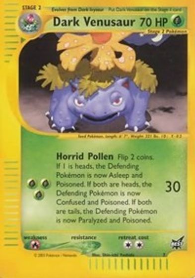 Dark Venusaur - 7 card art