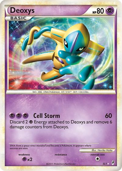 Deoxys (Shiny) card art