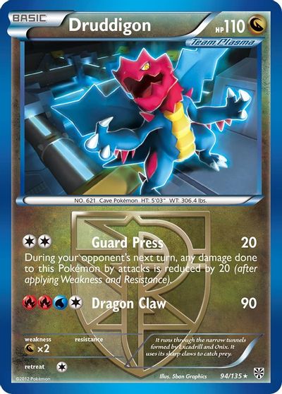 Druddigon (Team Plasma) card art