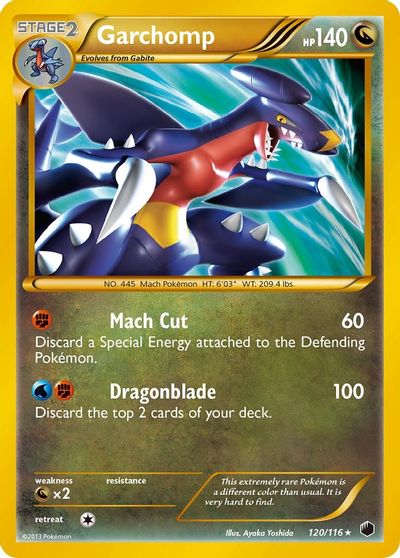 Garchomp (120 Secret Rare) card art