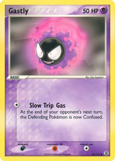 Gastly card art