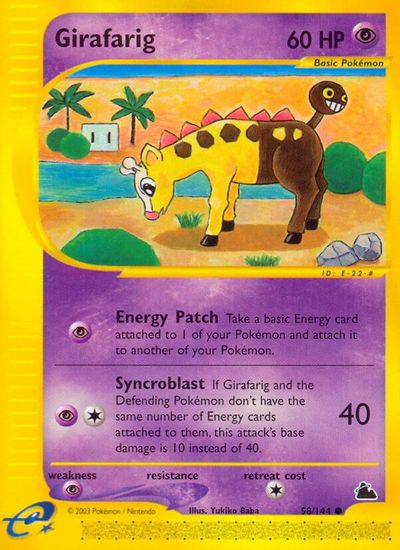 Girafarig card art
