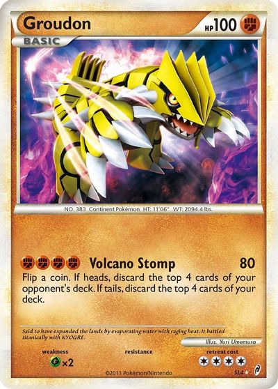 Groudon (Shiny) card art