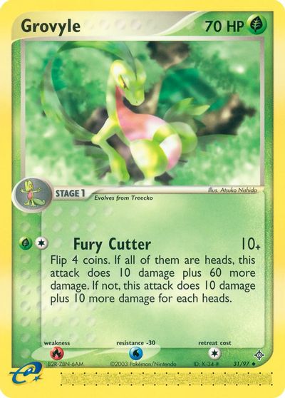 Grovyle card art