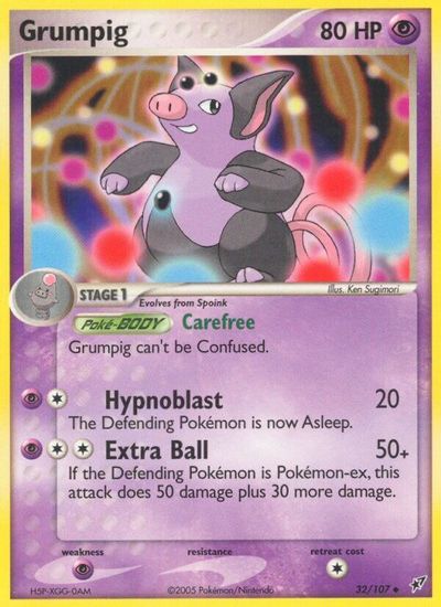 Grumpig card art