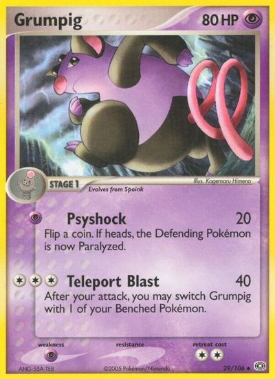 Grumpig - 029/106 card art