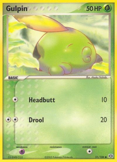 Gulpin card art