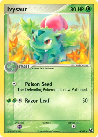 Ivysaur card art