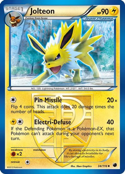 Jolteon (Team Plasma) card art