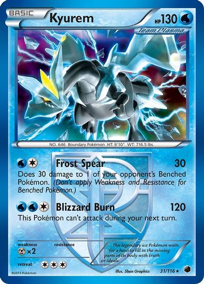 Kyurem (Team Plasma) card art