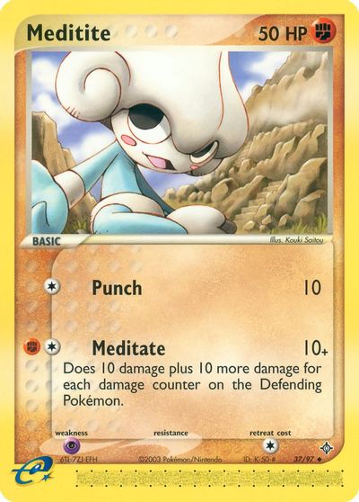 Meditite card art