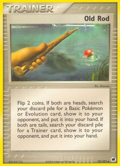 Old Rod card art