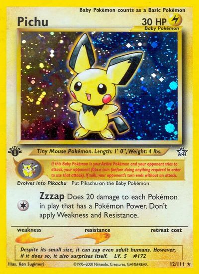 Pichu card art
