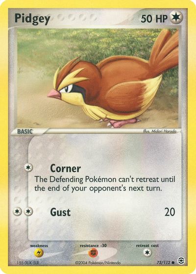Pidgey card art