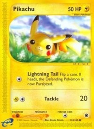 Pikachu card art