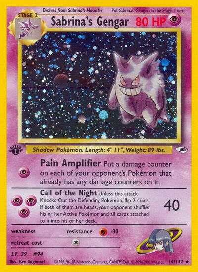 Sabrina's Gengar card art