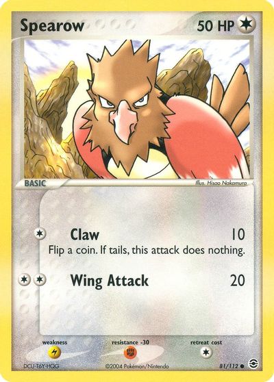 Spearow card art