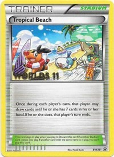 Tropical Beach - BW28 (Worlds 11) card art
