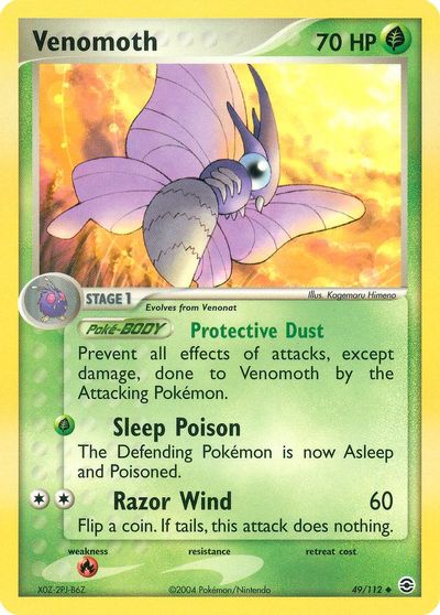 Venomoth card art