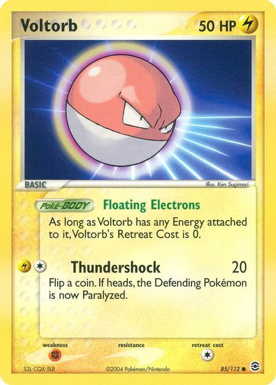 Voltorb card art