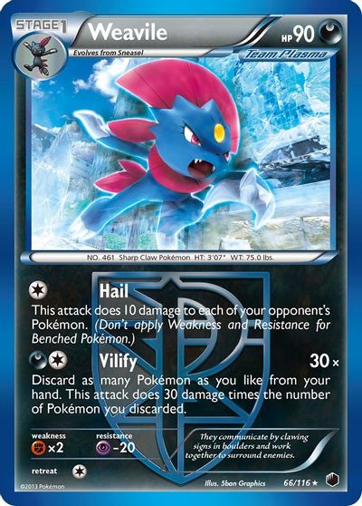Weavile (Team Plasma) card art
