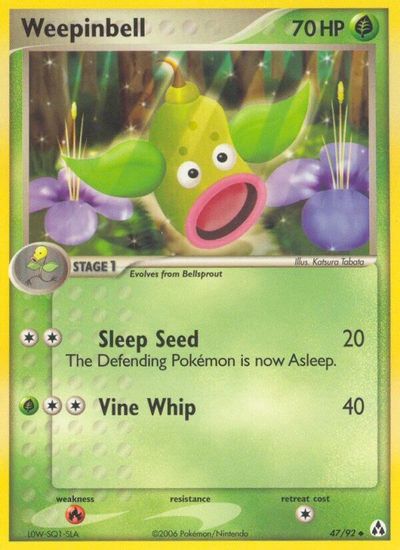 Weepinbell card art
