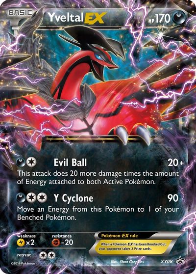Yveltal EX - XY08 card art