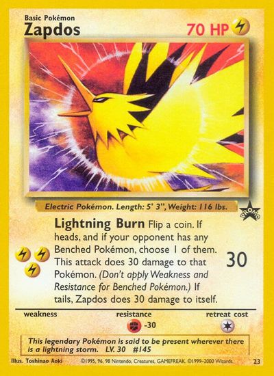 Zapdos card art