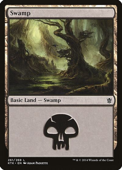 Swamp (261) card art