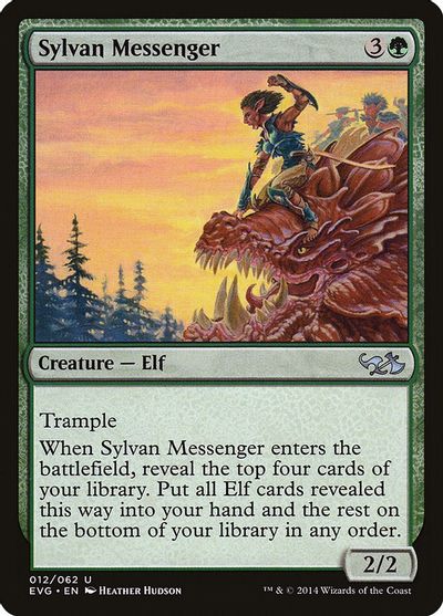 Sylvan Messenger card art