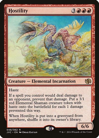 Hostility card art