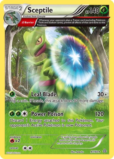 Sceptile (Omega) card art