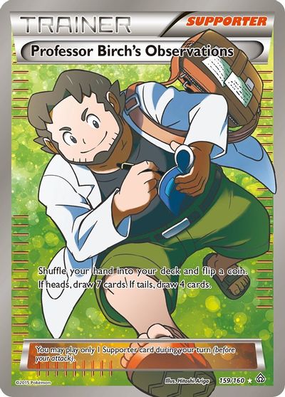 Professor Birch's Observations (159 Full Art) card art