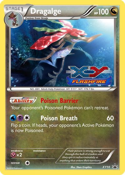 Dragalge - XY10 (Prerelease) card art
